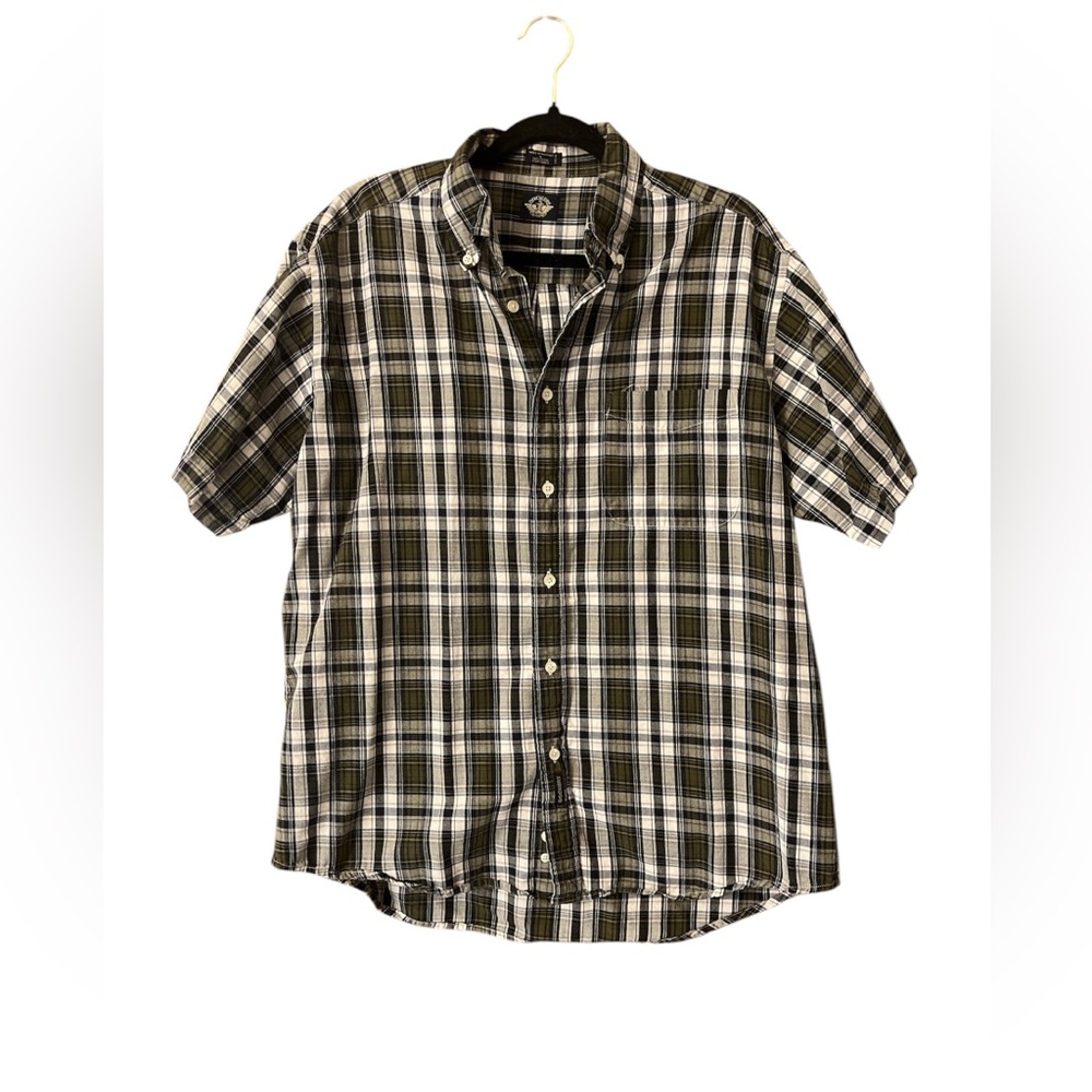 Dockers plaid button up shirt